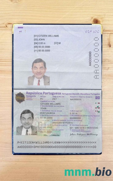 Portugalia paszport (2017-obecnie) wygląd zdjęcia pliki PSD, skan i fotografowany obraz